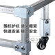 20 30 40mm square tube connectors without welding 25 galvanized square tube tee four-way elbow fixing fastener