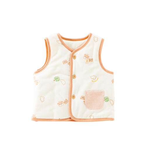 童泰马甲婴儿秋冬宝宝背心加棉冬季男童女童纯棉马夹外穿2025新款-图3