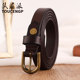Top class women's all-match genuine leather alloy Korean style belt