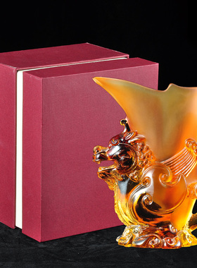 琉璃商务礼品送老师桌面摆件