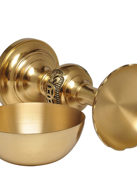 纯铜摆件液体酥油灯烛台佛具用品