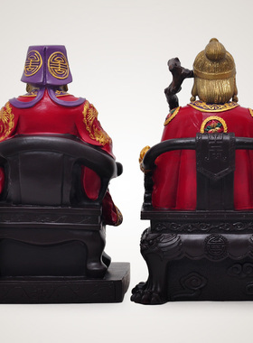 黄铜神像供奉客厅摆件土地婆