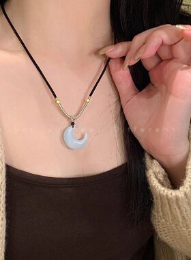 高级感国潮气质女小众吊坠超仙