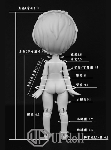 现货BJD娃娃12分UFdoll天使身体塑胶体单身体素体可戳OB或GSC头 - 图1