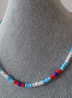 欧美bkpp热带海岛欧儿锁骨链项链