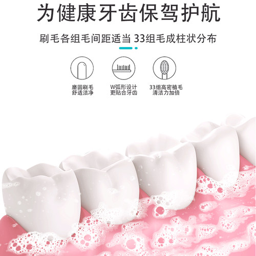 韩国CLEAN UP GOLD纳米软毛牙刷金4支装细头超密成人家用情侣庭装 - 图1