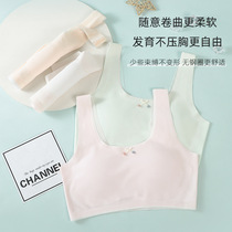 Girl Underwear Hair Growth Period Little Vest Elementary School Students With No Mark 23 Stage 10-14 Year Old Girl Bra