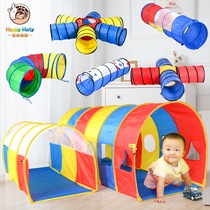 Children Sunshine Rainbow Tunnel Crawling Silo Kindergarten Baby Drilling Cavern Cave Nursery for Early Education Toys