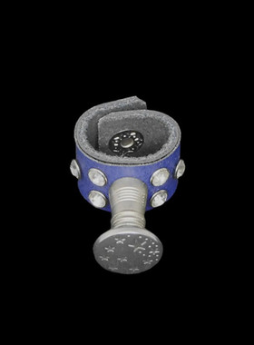 银灰蘑菇打伞星星圆盘纽扣小水钻荔枝纹潮大红皮朋克戒指饰品指环