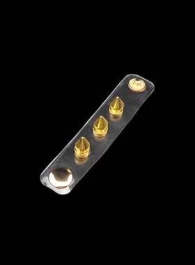 银色古铜双层尖刺软塑料戒指朋克