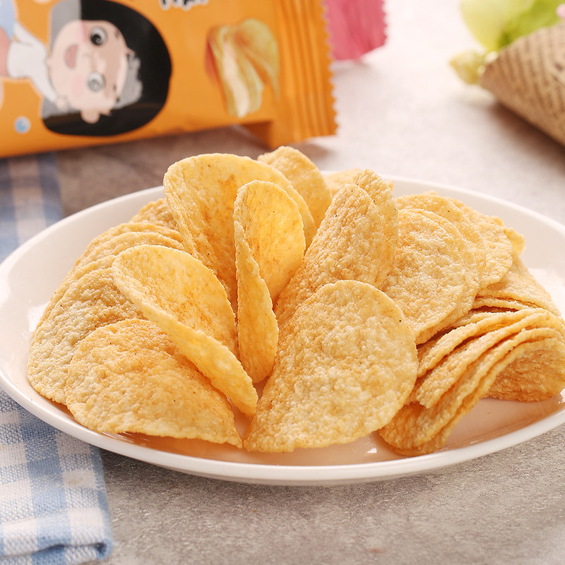 董小姐散装整箱5斤称重包焙烤薯片 数博食品膨化食品