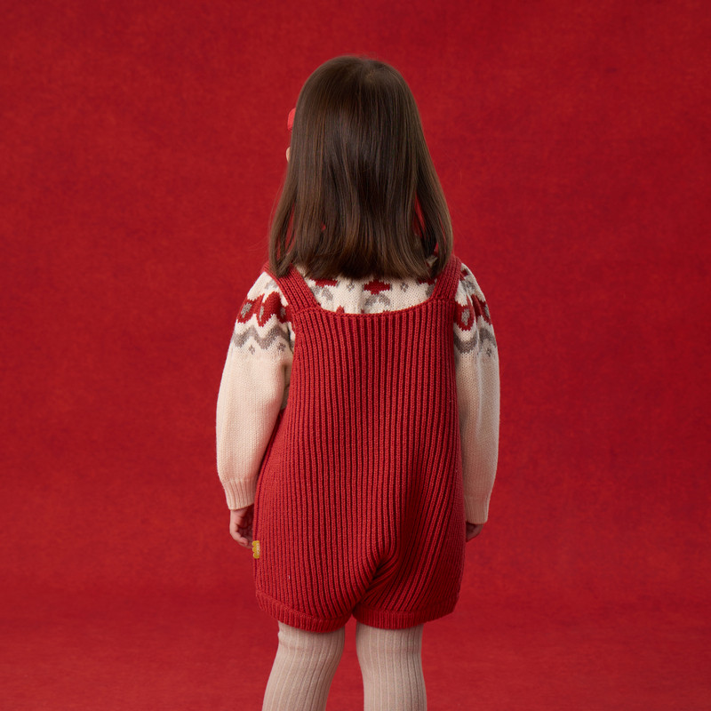 【新品】papa爬爬冬季儿童裤子男女童连体背带裤撞色条纹软糯亲肤,淘宝优惠券,粉丝福利购,淘宝优惠卷