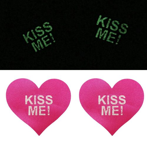 十字形透气夜光乳贴 X乳贴 文案情趣胸贴防走光防凸点 魅魔纹身贴 - 图0