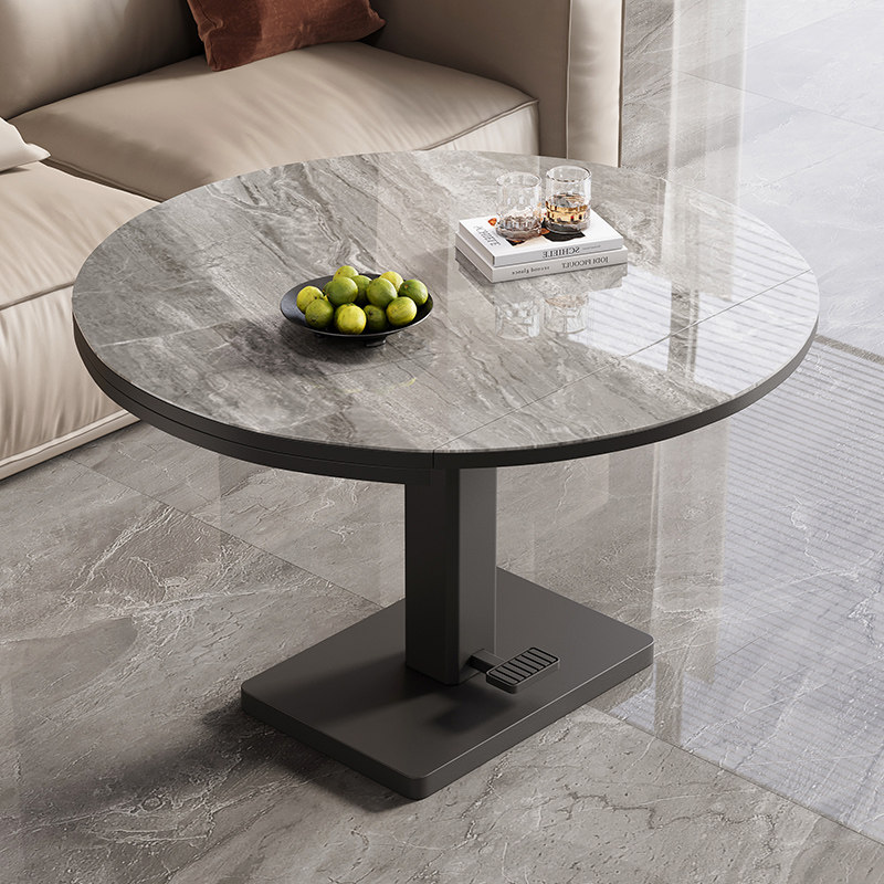 欧乐派升降茶几餐桌两用一体式小户型几餐桌钢化玻璃脚踏升降餐桌,淘宝优惠券,粉丝福利购,淘宝优惠卷