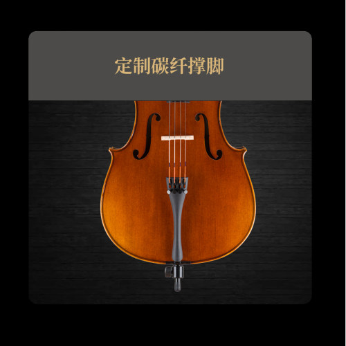 火车说琴提琴手工儿童专业实木大提琴 - 图0
