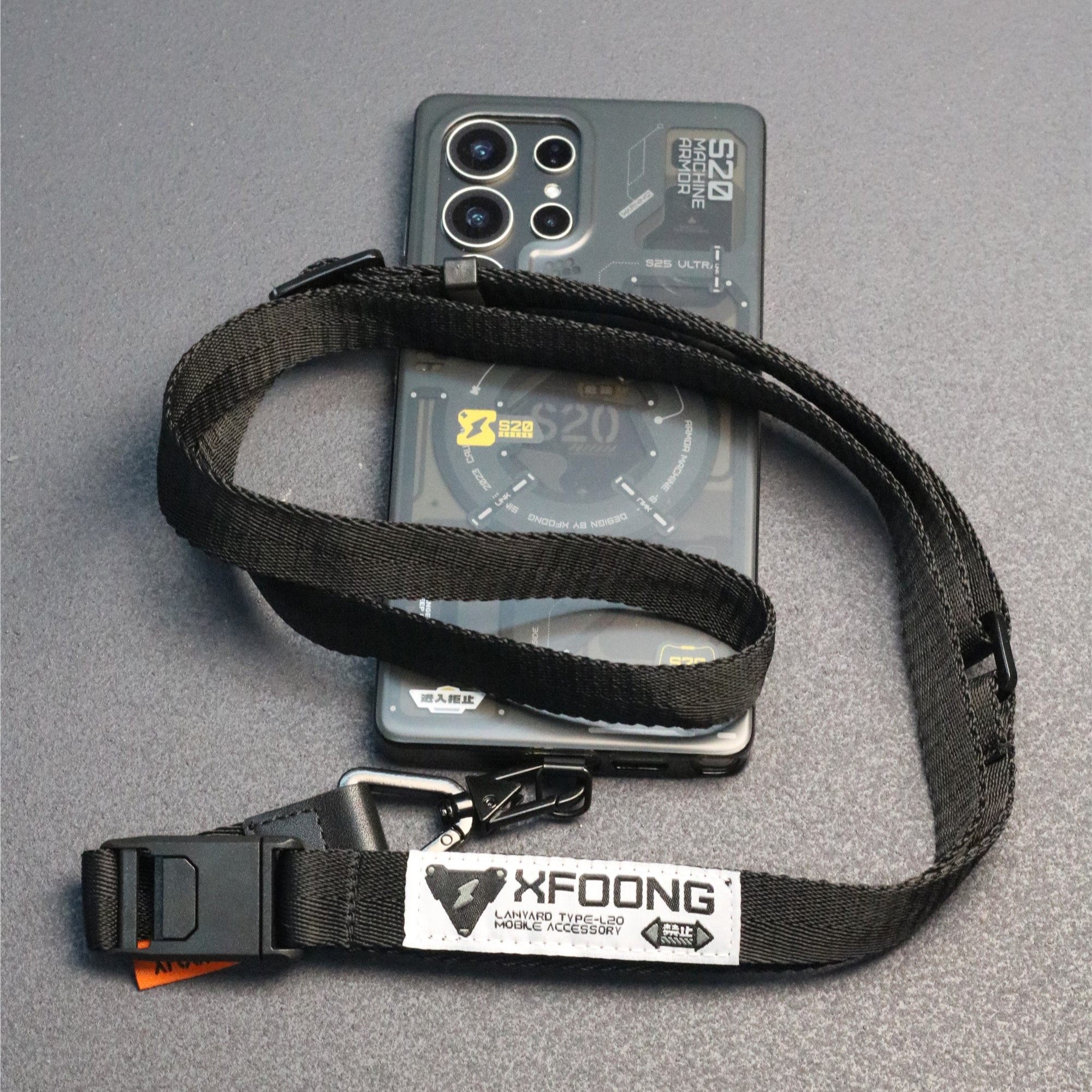 XFOONG原创|设计师品牌 机甲L20磁扣版 手机绳斜背绳 斜挎绳挂绳,淘宝优惠券,粉丝福利购,淘宝优惠卷