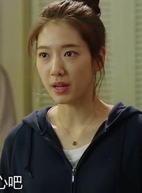 日韩纽扣吊坠项链女钛钢18K玫瑰金锁骨链个性百搭简约生日礼物