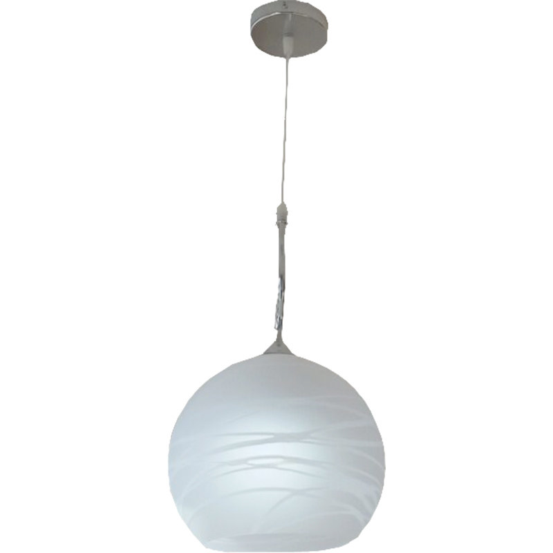 白色圆球玻璃灯罩拉花吊灯餐厅灯简约现代单头玄关阳台灯灯饰灯具,淘宝优惠券,粉丝福利购,淘宝优惠卷