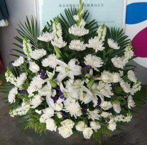 清明节扫墓用花/丧事祭奠用花/菊花花束/花圈/青岛鲜花店同城送花 - 图2