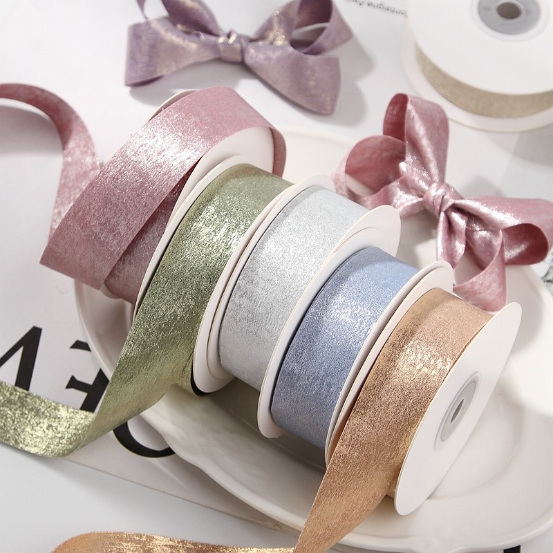 纯色烫金织带玫瑰花花束缎带鲜花包装绑带DIY蝴蝶结发饰装饰彩带,淘宝优惠券,粉丝福利购,淘宝优惠卷