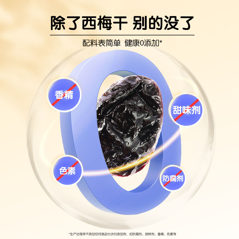 【三只松鼠_西梅干50g】无添加低脂孕妇休闲零食小包装果干蜜饯 - 图2