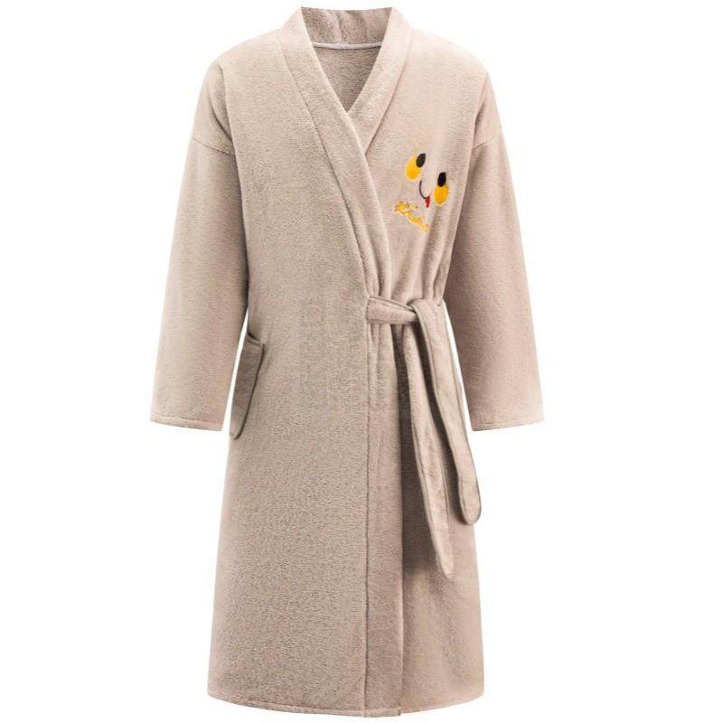 男士浴袍睡衣男女秋冬情侣加厚加长款珊瑚绒睡袍绑带加厚新款浴衣,淘宝优惠券,粉丝福利购,淘宝优惠卷