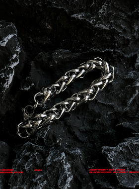 Blackdegree男女钛钢手链不掉色