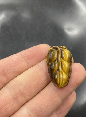 虎睛石虎眼石树叶金枝玉叶
