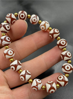 女款红色天珠玛瑙手链