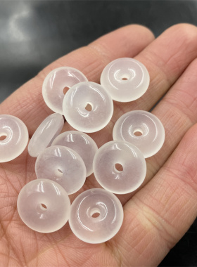 17毫米冰种白玉平安扣