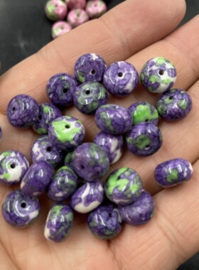 彩色玉石平安片隔珠隔片