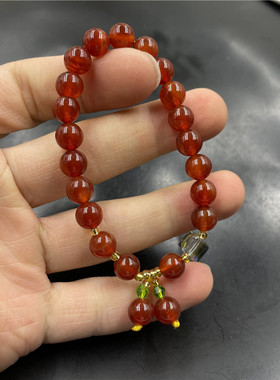 玉髓玛瑙手链手串女款