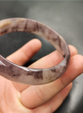 四海天然正品新疆紫色特价金丝玉