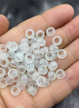 diy玉器白色散珠小圆环
