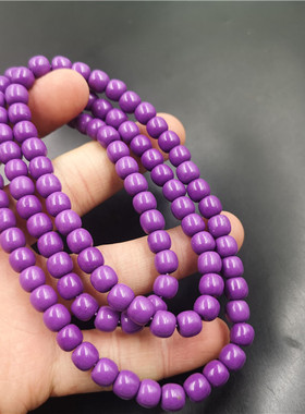 四海玉器新款可缠绕紫云母筒珠