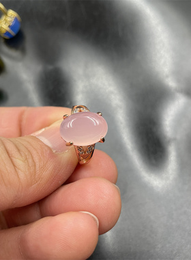 女款玉髓玛瑙戒指指环