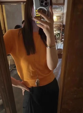 plow向日葵欧尼同款毛衣链