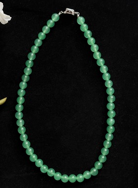 小众folt东陵玉串珠项链