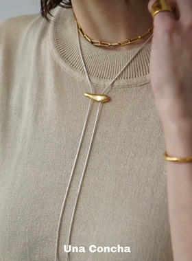 clane松本惠奈同款毛衣链