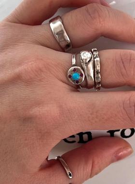 mars小众奶糖戒指做旧复古