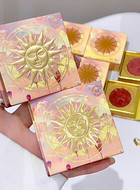 kekemood太阳情绪腮红泥修容福娃哑光收缩色蜜桃色腮红膏直播爆款