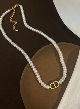 STINA珍珠经典高级感项链女气质