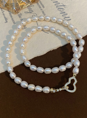 STINA6mm淡水珍珠项链女气质葫芦