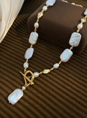 STINA新款巴洛克淡水珍珠项链精