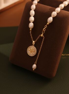 STINA珍珠珍珠项链风小众高级感