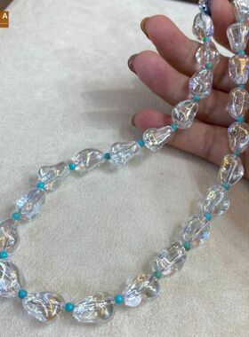 STINA通透感白水晶不规则萝莉风