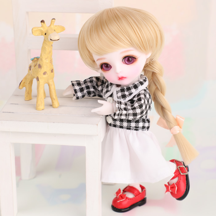 现货闪发 送妆包邮 BJD/ SD娃娃 bebe miu1/8分女 关节玩偶 doll - 图2