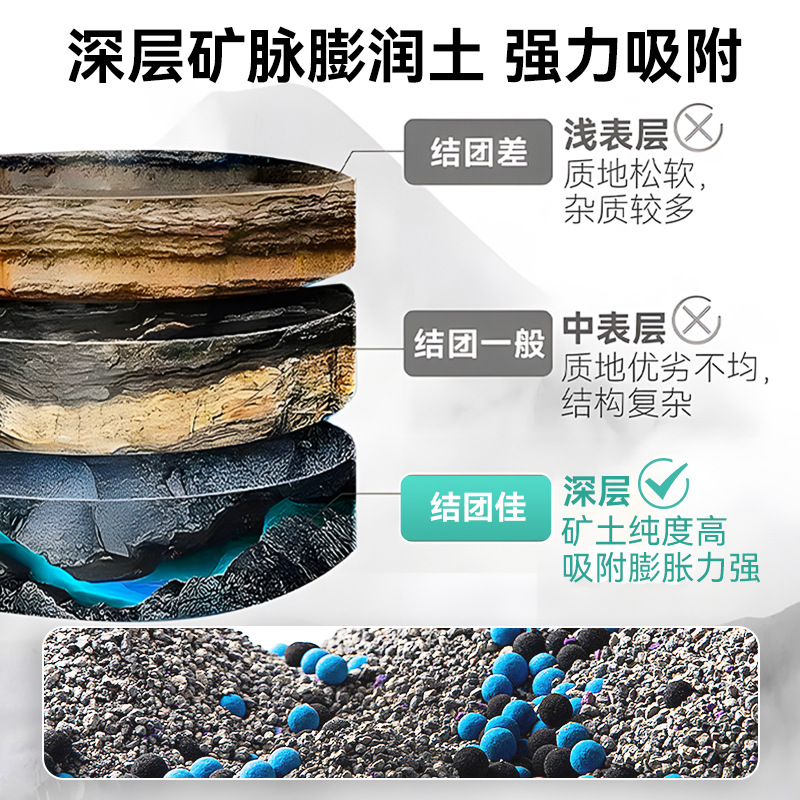 绿茶猫砂包邮20公斤除臭结团膨润土猫沙矿砂低尘20斤10kg猫咪用品_露菲娜百货直销店_宠物/宠物食品及用品