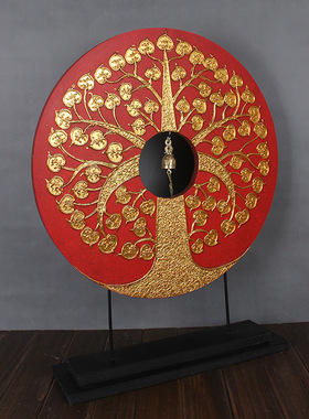 招财菩提树摆件泰国装饰玄关摆设