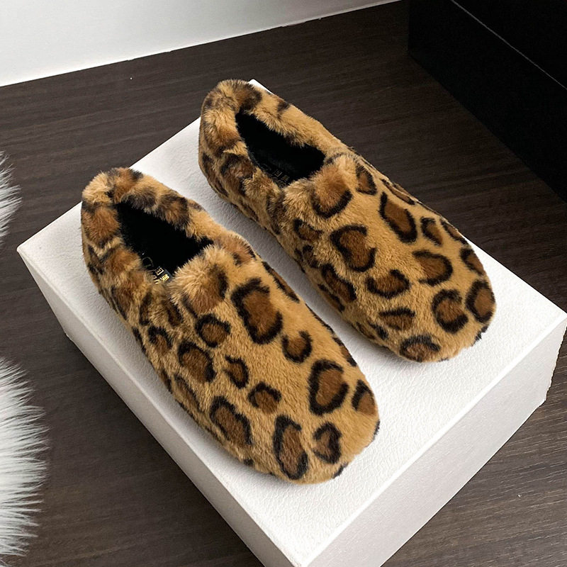 法式毛毛鞋2025仙女风秋冬新款平底豆豆加绒保暖单鞋外穿软底棉鞋,淘宝优惠券,粉丝福利购,淘宝优惠卷